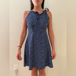Cute blue design dress